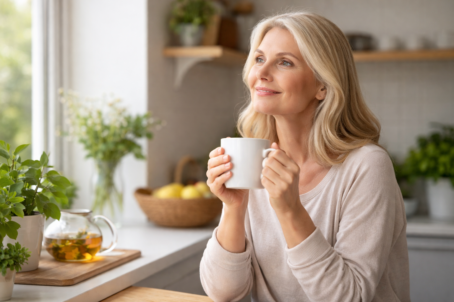 Calm morning ritual inspired by long-living cultures